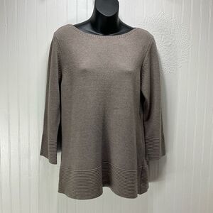 BENEDETTA B. Merino Wool Cashmere Blend Sweater